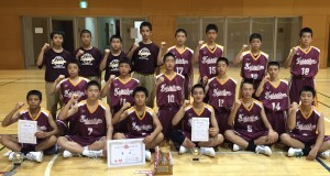 中学男子バスケット　浜松地区新人大会の結果