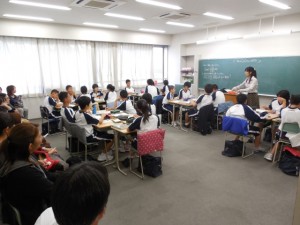 中学：平成26年度 第２回公開授業を実施しました