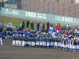 野球教室に参加しました