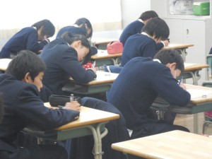 中学：第3回 「浜松開誠館 計算力検定」を実施しました