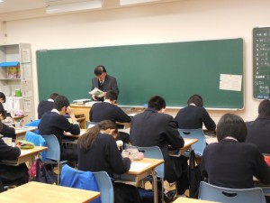 スーパー文理コースの朝学が始まりました