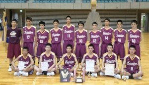 中学男子バスケット　会長杯西部大会、優勝！！