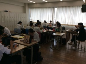 中学2年生：ある日のお昼