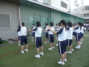 体育大会練習