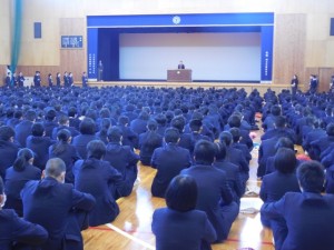 平成２７年度２学期終業式を行いました