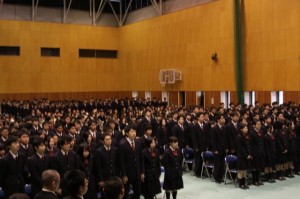 中学校長ブログ：６年間の軌跡〜高校卒業式より〜