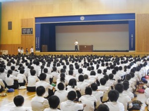 平成２８年度　１学期終業式が行われました