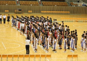 県大会開会式