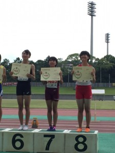 中学陸上競技部　ジュニアオリンピック県予選　結果