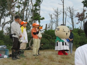 家康くんが応援に来てくれました