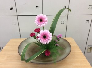 華道部：１１月の練習風景