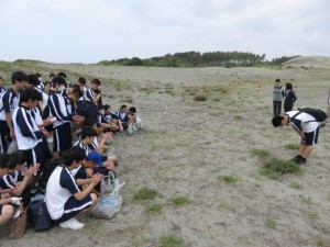 生徒会　ウエルカメクリーン作戦に参加！！