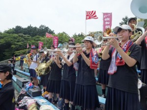 ラッパ隊はほかのﾊﾟｰﾄからも助っ人です。