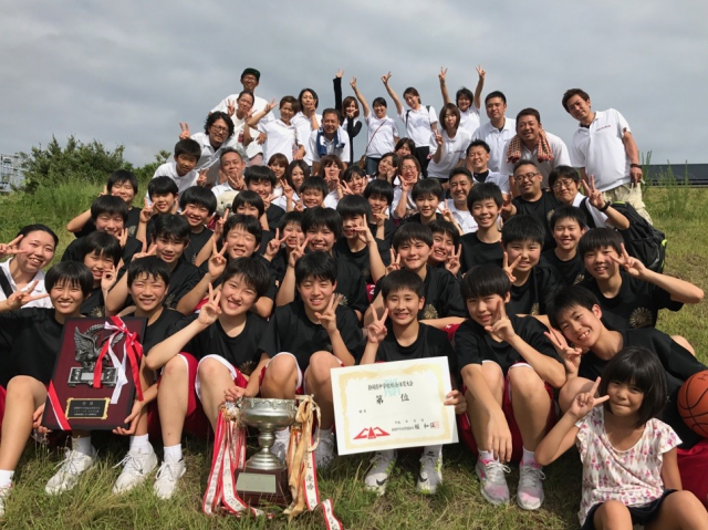 中学女子バスケット! 「中体連 県大会」の結果