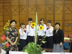 華道部：「Ikenobo 花の甲子園東海地区大会」にて３位入賞！