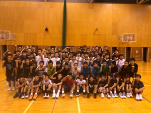 中学男子バスケット　夏チャレンジ開催報告