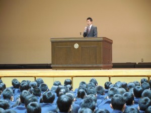 ３学期始業式を行いました