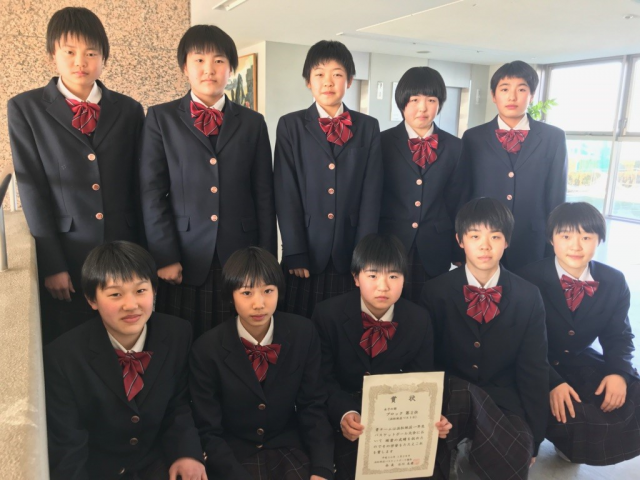 中学女子バスケット! 「1年生大会」の結果