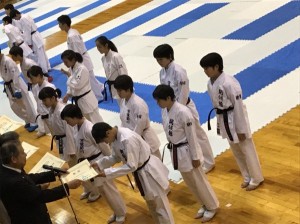 【空手道部】静岡県空手道連盟選手権大会・静岡県中学校空手道選手権大会