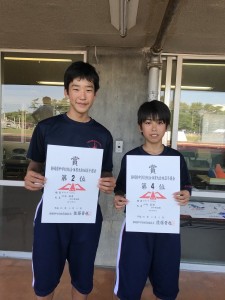 中学陸上競技部　西部通信陸上競技大会　結果