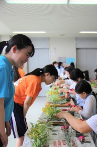 華道部：真澄祭部展の部　第１位！