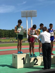 中学陸上部　静岡県通信陸上大会　結果