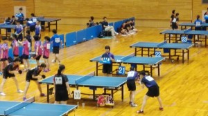 県高校新人卓球大会学校対抗の部　西部予選　結果