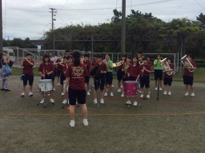 吹奏楽部　体育大会「部活動対抗リレー」