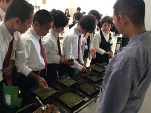 中１生徒が静岡茶講座を受講しました
