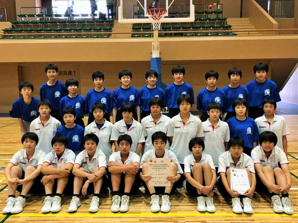 中学女子バスケット! 「会長杯県大会」の結果
