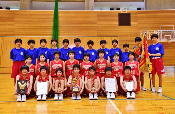 中学女子バスケット! 「会長杯西部大会」結果
