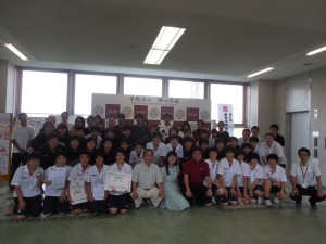 女子バスケットボール部夏季中体連県大会結果報告会