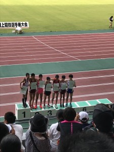 中学陸上部　東海大会　結果