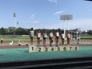 中学陸上部　ジュニアオリンピック県予選　結果
