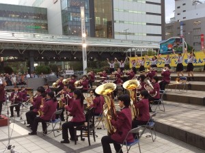 吹奏楽部　プロムナードコンサートに出演しました！