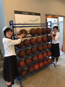 中学女子バスケット! 練習再開