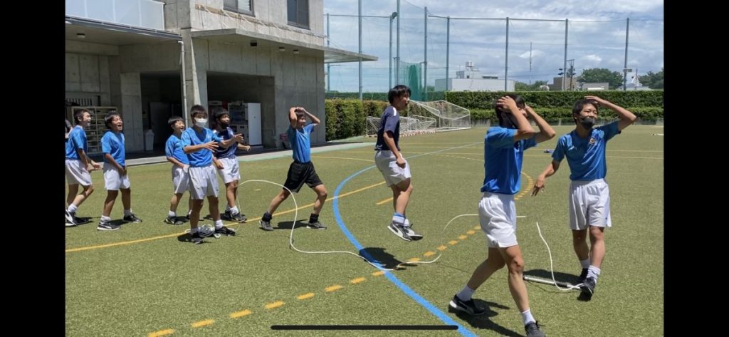 中学サッカー部　夏の中体連に向けて