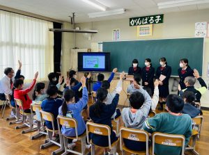 【SDGs部】部員が平山小学校でSDGs講座を行いました