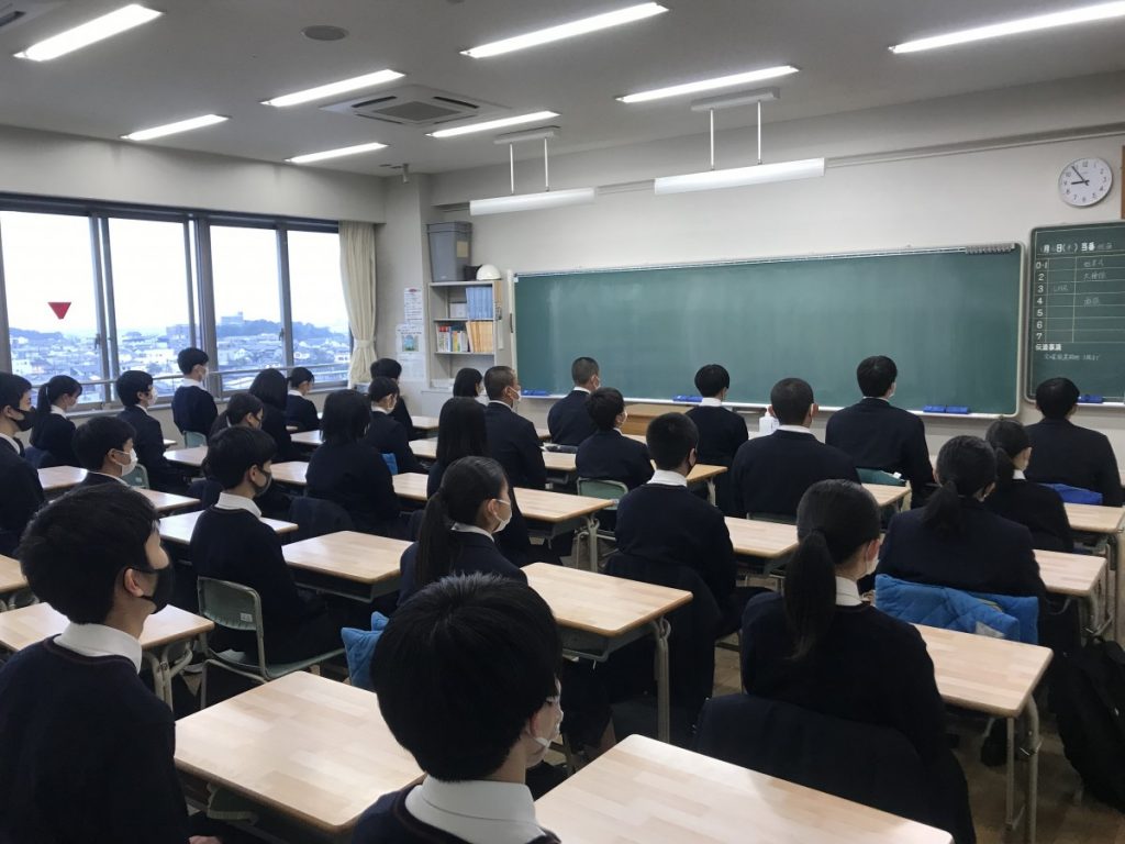 令和３年度　３学期始業式を行いました