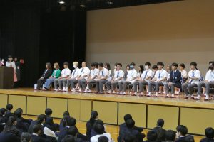 台湾桃園市内壢高級中学校との交流会